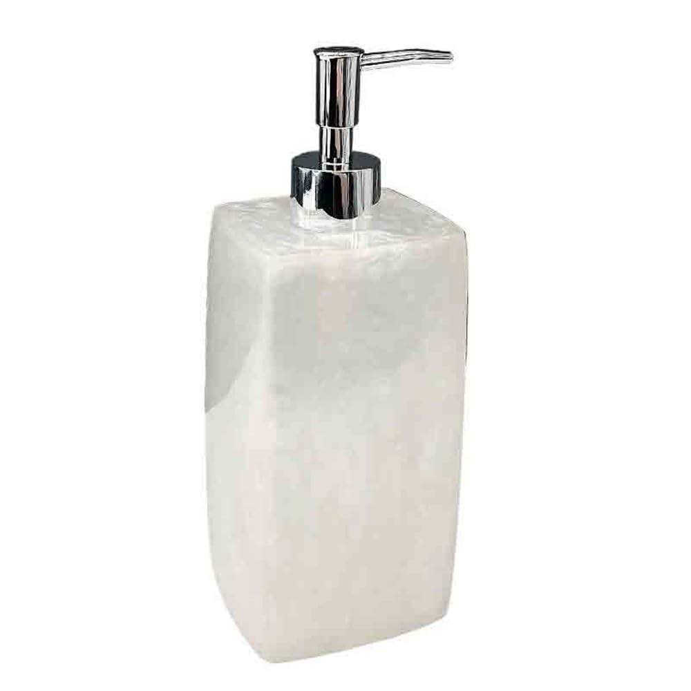 Soap Dispenser Hotel Soap Dispenser Lotion Bottle Home Bathroom Dispensing Push Plastic Beige/Black 800ml(White)