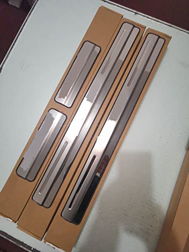 Estilismo de automóvil/apto for Nissan Qashqai 2016-2020 J10 J11 Puerta lateral del protector de umbral del protector de umbral de la placa de desgaste de las cubiertas de los pedales Cover