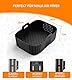 Ninja Heißluftfritteuse Zubehör für Ninja Double Stack XL SL400EU, 2 PC Silikon Einsätze Silikonform für AF300EU, AF400EU, AF451EU, Foodi Max AF500EU für Dual Zone Air Fryer