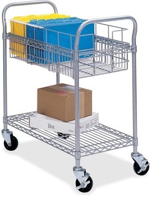 SAF5235GR - Safco Wire Mail Cart