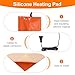 MECCANIXITY Silicone Heating Pad, 120V 50W Car Engine Block Oil Pan Heater Heater Strip for Constant Temperature 127mm x 54mm, Pack of 2