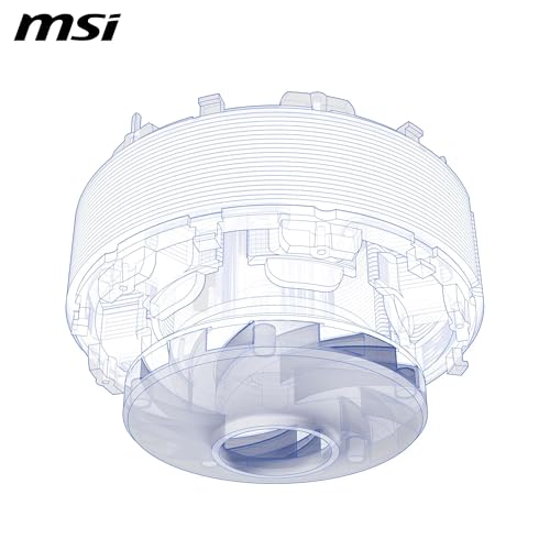 Image of MSI MAG CORELIQUID A15 360 AIO CPU Liquid Cooler - Full-Plane & Screwless Copper Base, Improved Water Channel Design, ARGB GEN2, CycloBlade 9, Split-Flow Radiator, Rifle Bearing Fans