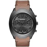 Diesel Orologio Cronografo Quarzo da Uomo con Cinturino in Pelle DZ4491
