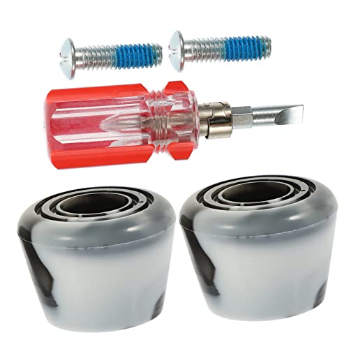 Abaodam Roller Skate Toe Stops Easy to Install Toe Stopper Plug Brakes for Safe Skating