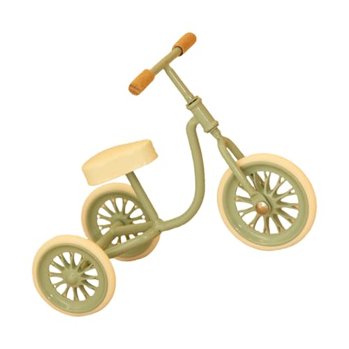 Tricycle en Métal Détaillé 1/12 : Meubles Miniatures Inspirants pour Esprits Créatifs