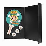 Infusion Ping Pong Paddle and Balls Boxed Gift Set (Boom! Design)