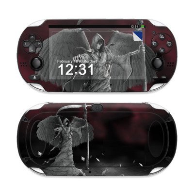 Time is Up Design Protective Decal Skin Sticker (High Gloss Coating) for Sony Playstation PS Vita Handheld