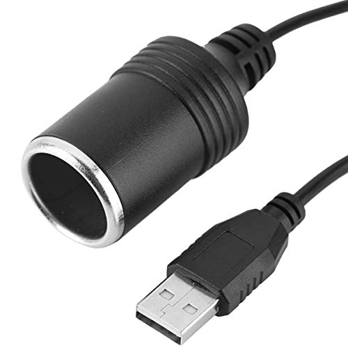 Usb A Male To 12V Car Cigarette Lighter Socket Female Power Converter Cable,Fit For Driving Recorder, Electronic Dog, And Other Automotive Electronic Equipment (1Ft/30Cm)… #TOP1