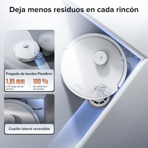 Miniatura 4 de roborock Qrevo 2 Pro Set Robot Aspirador Succión Extrema de 25000 Pa,Blanco