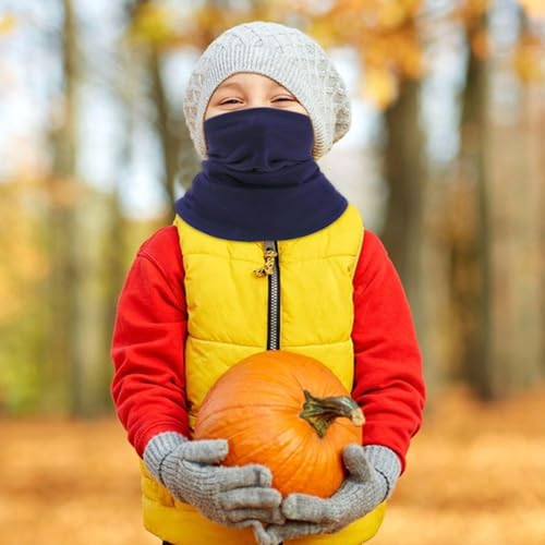 2 Stück Kindermasken, Multifunktionsmasken, Winddichte Halsmaske, Sporthalsmanschette, Winterwärmezubehör