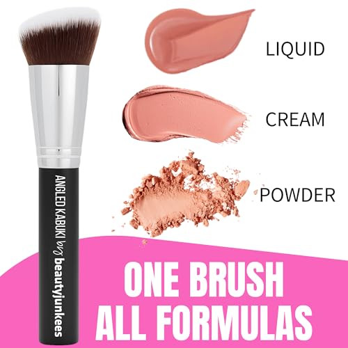 Angled Kabuki Blush Makeup Brush