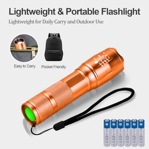 Image of Stocking Stuffers for Men Christmas Birthday Gifts Zoomable LED Flashlights