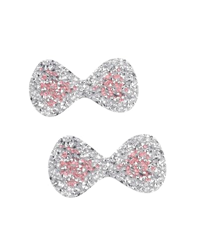 Image of ZGMYC Sparkly Rhinestones Metal Chain Nipple Cover with Tassel, Reusable Adhesive Pasties Sexy Bra Body Chain