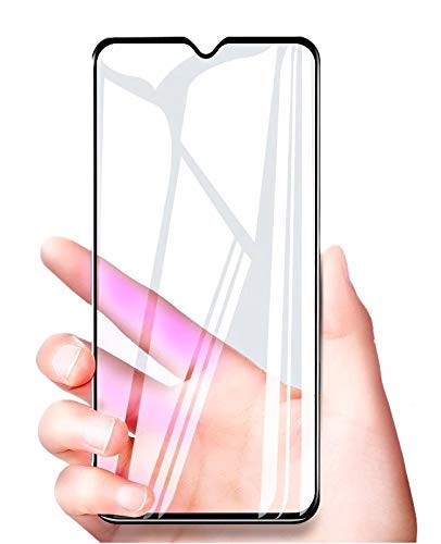 Image of ZARALA Tempered Glass Screen Protector Compatible for (Black) with Edge to Edge Coverage and Easy Installation kit (Vivo Y17)