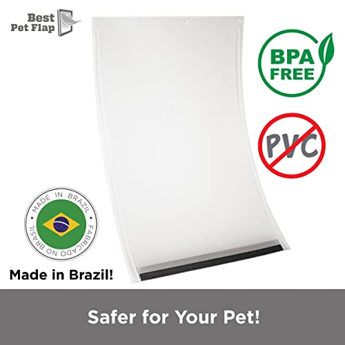 Best Pet Flap Medium Replacement Dog Door Flap Compatible With Petsafe Freedom Pac11-11038 - Measures 8 1/8" X 12 7/8" Longer Lasting, Most Energy Efficient, Less Shrinkage, Bpa Free #TOP1