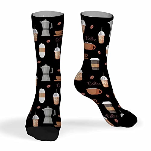 Image of Pehede Socks Mens Fun Dress Socks for Women Funny Novelty Crazy Design Socks