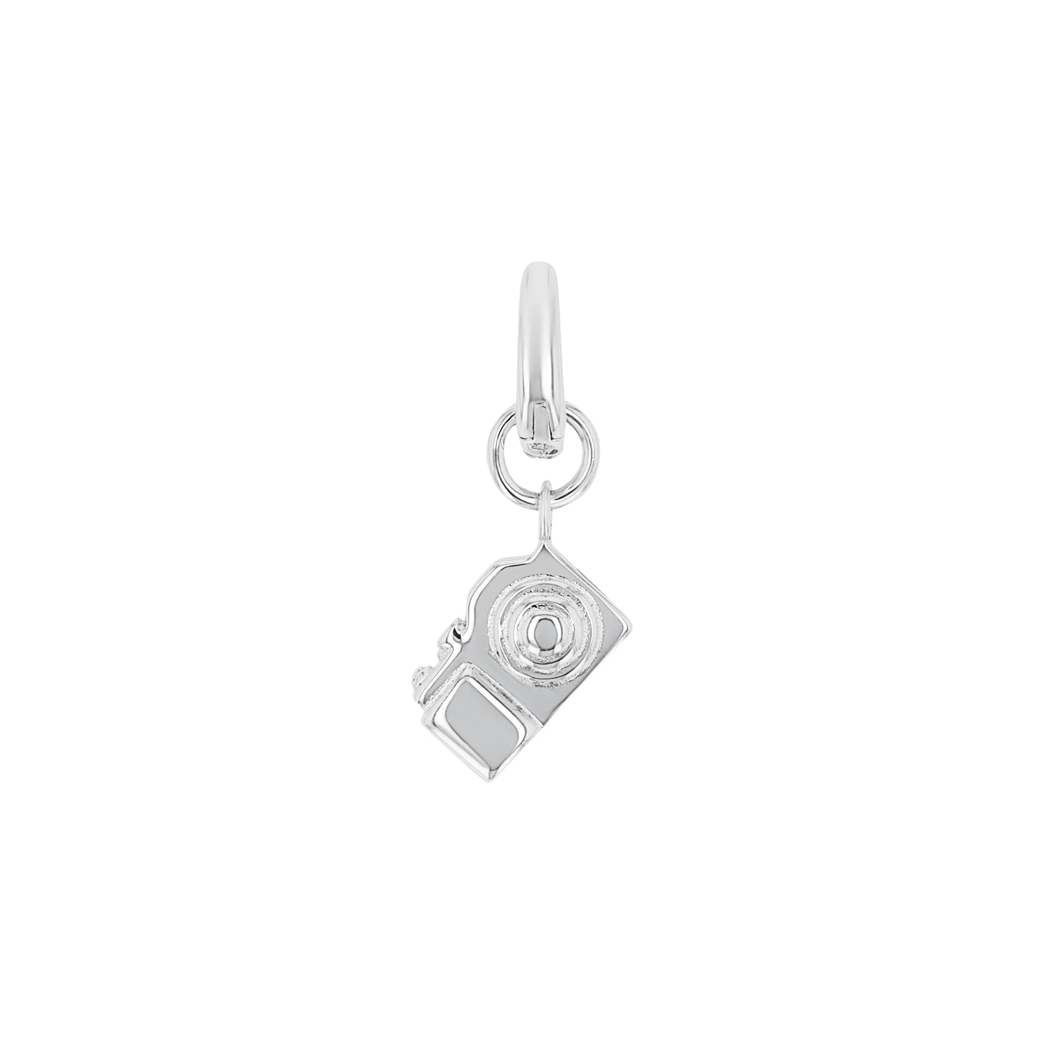 Amor Charms-Anhänger aus 925 Sterling Silber für Damen, Charm, teilw. mit Zirkonia/Perle, rhodiniert, Motivanhänger, Geschenkidee für Frau und Freundin, Kommt in Schmuckbox
