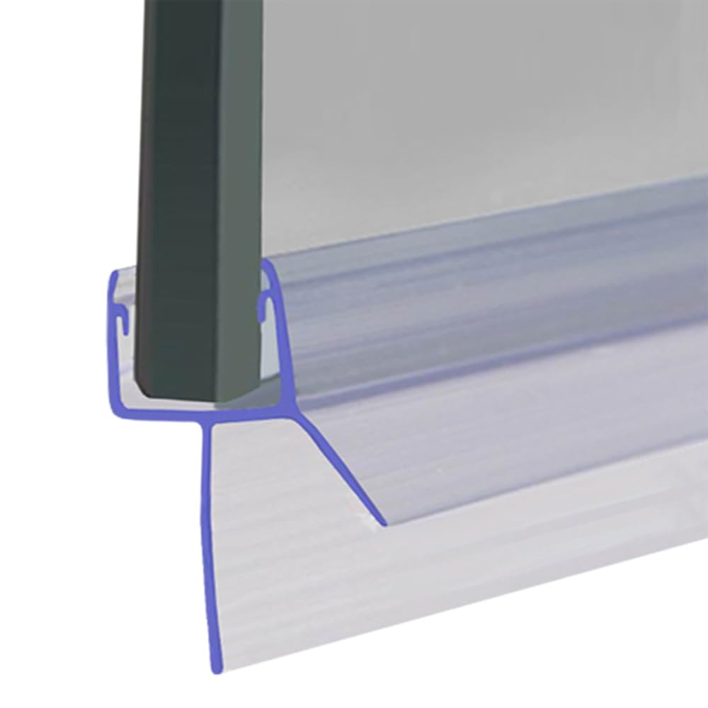 Shower Seal Uk Ltd Shower Or Bath Screen Door Seal | Fits 6, 7 Or 8Mm Glass | Seals Gaps Of Up To 12Mm | 80Cm, 90Cm, 140Cm Or 200Cm Long | Clear | Seal192 (80Cm)