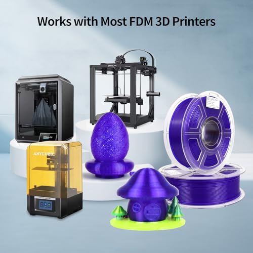 Image of 3D Printer PLA Filament HS Transparent Blue for Bambu Lab AMS AMSLite | High toughness is suitable for functional parts;prevents nozzle clogging and air bubbles1.75mm is suitable for Bambu printers