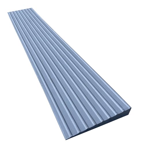F COME 1" Rise Rubber Threshold Ramp for Doorways Heavy