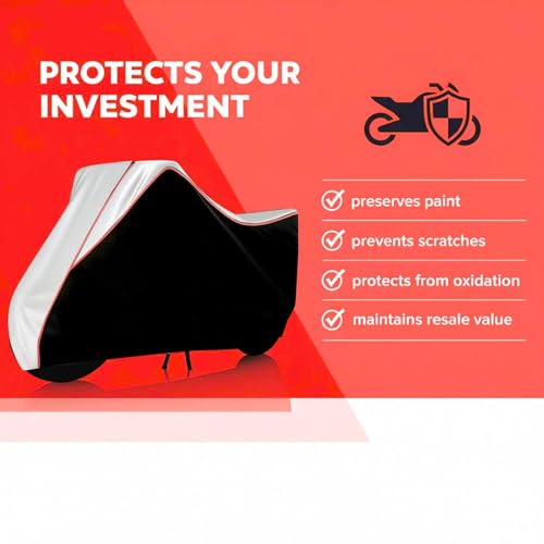 Image of Stylish Water Resistant Scooty Body Cover Compatible with Jupiter 125 & All Models | UV Protection, Dustproof, Heat Resistant, Two Wheeler | New All Weather Protection, Dust & Rain