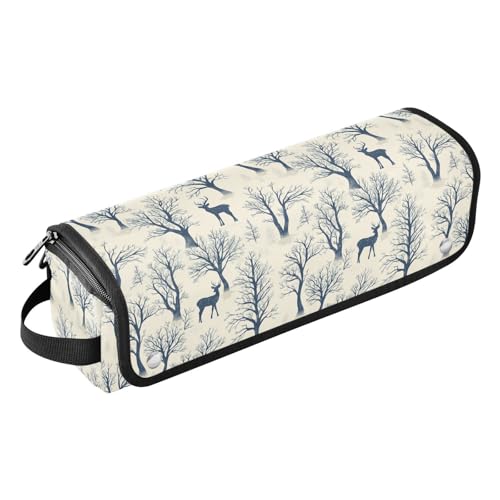 Bolsa de viaje resistente al calor Forest and Deer Marble para planchas y rizadores. Organizador portátil para accesorios de cuidado del cabello miniatura 1