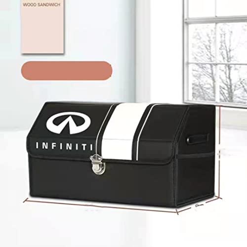 インフィニティ ラゲッジ収納ソフト 収納ボックス トランクバッグ 収納ボックス 専属ロゴ パーティション収納設計 板挟み 丈夫で長持ちする 車用 高品質