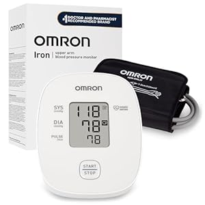OMRON Iron Blood Pressure Monitor for Home Use & Upper Arm Blood Pressure Cuff – #1 Doctor & Pharmacist Recommended Brand – Clinically Validated