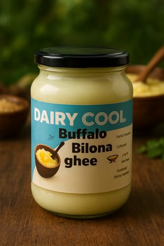 Image of Dairy Cool Buffalo Bilona Ghee by Kamlesh Gurjari | Hand Churned Cultured Butter | Traditional Low Heat Method | Slow Heating 28C | Blend of Authentic Fragrance & Flavour - 5Kg