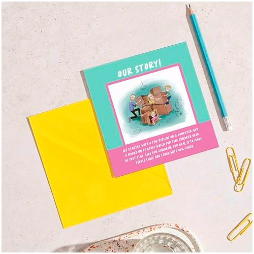 Huxters Funny Fantastic Dad Card Fantastick for on Father's Day Card for Daddy - 14.8cm (Fantastic Dad) - View 6