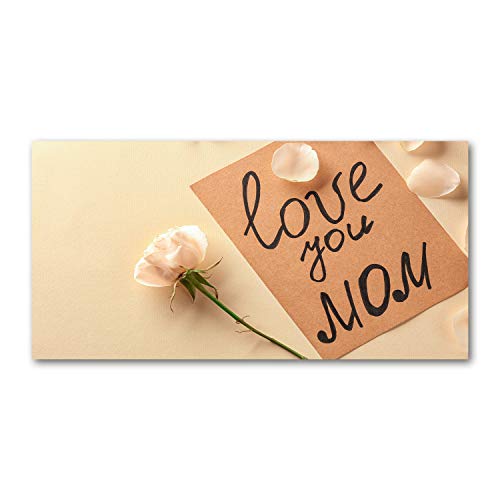 Dosseret en verre de sécurité Tulup beige 100x50cm pour sublimer vos repas en famille