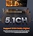 avedio links 8K HDMI Audio Extractor Splitter, 1080P HDMI Audio Converter Aapter + Optical Toslink SPDIF + L/R Stereo Analog Audio for Fire Stick, Blu-Ray Player (8K 60Hz Black)