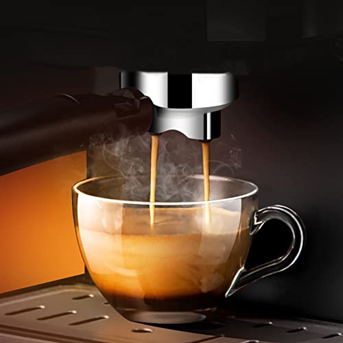 Cafetera semiautomática italiana con espumador de leche miniatura 4