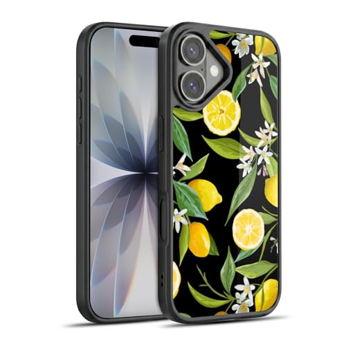 Coque Apple iPhone 17 Haroulita fleurs citrons protection gel antichoc rigide
