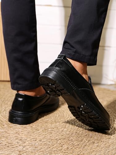 Men's eather Leather Loafers Dress Loafers Business Formal Shoes4