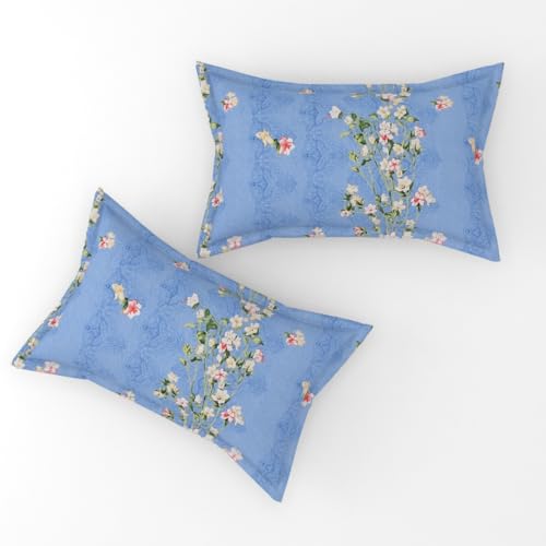 Image of Florida Polycotton Bedsheet (Blue, Double)