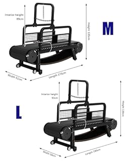 FXNFXLA Dog Treadmill for Large/Medium Dogs, Widened Enlarged Slatmill for Dogs to Walk, Jog, and Run, Quiet Home Dog Running Machine Doggy Treadmill Adjustable Speed M