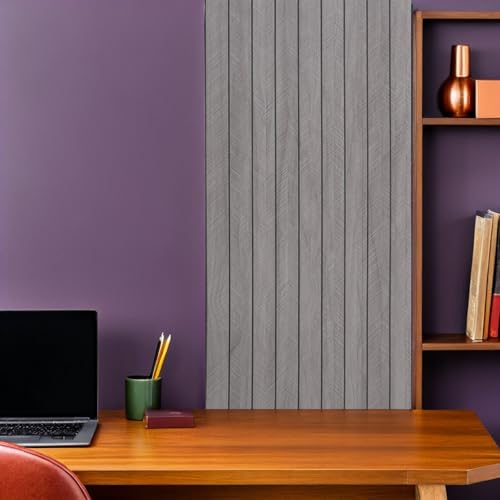 Revêtement mural adhésif bois 3D pour masquer les défauts
