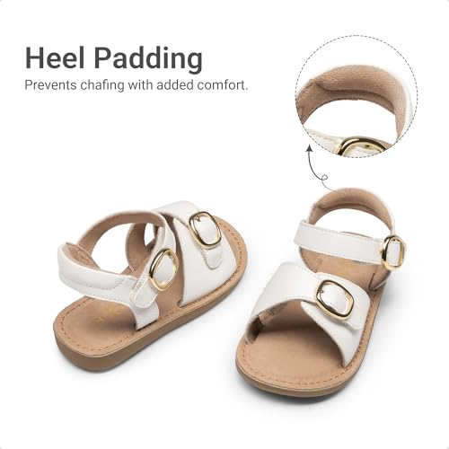 Image of DREAM PAIRS Girls Sandals Fashion Sandal with Adjustable Straps Open-Toe Comfortable Summer Shoes for Toddler Little Kid