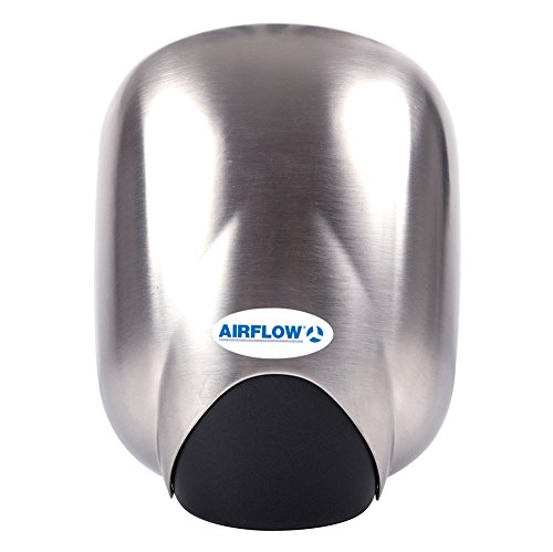 Sèche-mains circulation de l'air ABS gris 220 voltsV EcoDry - 2