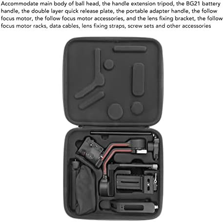 Miniatura 4 de Funda protectora para Ronin RS3, bolsa de transporte portátil de gran capacidad con cremallera bidireccional, con correas de hombro ajustables,