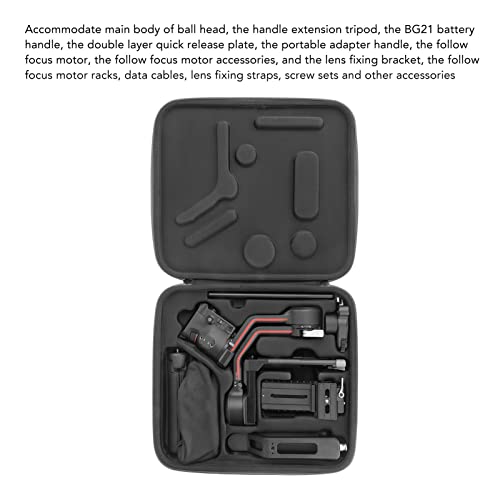 Goshyda Portable Carrying Case, Accessories Storage Bag Shoulder Bag for Ronin RS3 Stabilizer Ball Head - Image 4