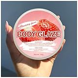 Generic Body Glaze Body Butter Donut,Body Glaze Body Butter, Body Glaze Body Butter Strawberry Shortcake, New Body Glaze, Strawberry Shortcake Body Glaze, Moisturizer for Women Skin (A)