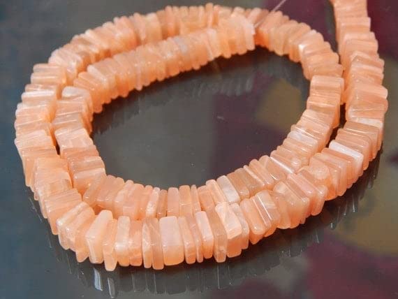 Apatite verte naturelle résistant au ternissement, perles heishi 4mm pour colliers durables
