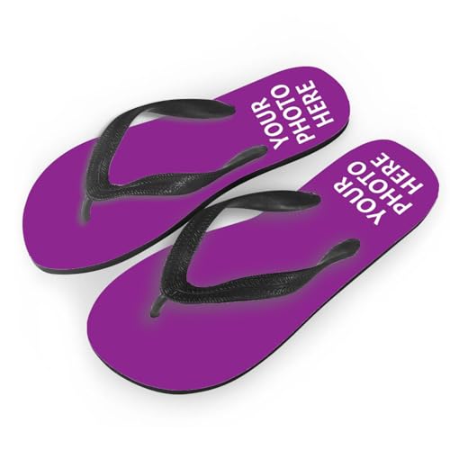 Custom Flip Flops Add Your Text/Logo/Image Personalized sandal Slippers Beach Bathroom Indoor Outdoor Sandals For Men Women2