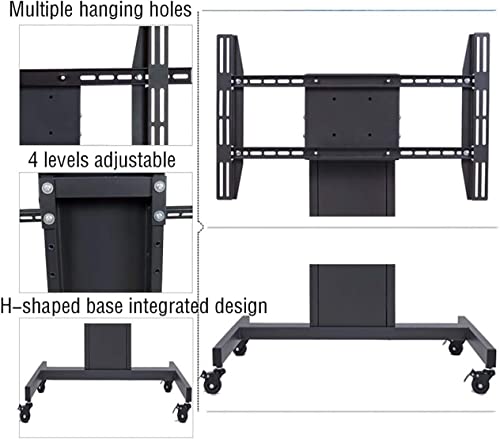Soporte móvil para TV de 32 a 75 pulgadas con ruedas miniatura 4