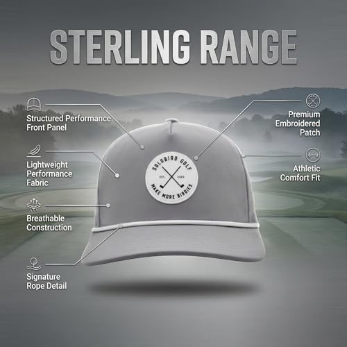 Image of Golf Hat for Men - Golf Snapback - Fun Hat for Golfing - Rope Golf Hat for Men and Women - Make More Birdies