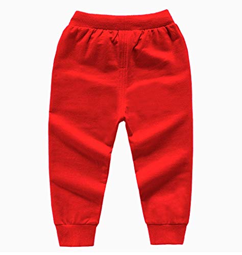 PTPUKE Boys' Athletic Pants Baby and Toddler Unisex Cotton Trousers2