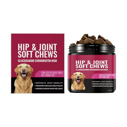 Rnyrn Cuidado para La Cadera Y Las Articulaciones De Los Perros | Tabletas para El Cuidado De La Salud Y Nutrición,Suplemento para Articulaciones De Perros - para Mascotas De Uso Diario En Interiores