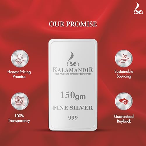 Image of 999 Purity Silver Bar Laxmi | A Timeless Investment | Sealed for Safety Gift for Diwali, Wedding, Puja | BIS Hallmarked | Sealed & Tamper-Proof Packaging - Kalamandir Jewellers